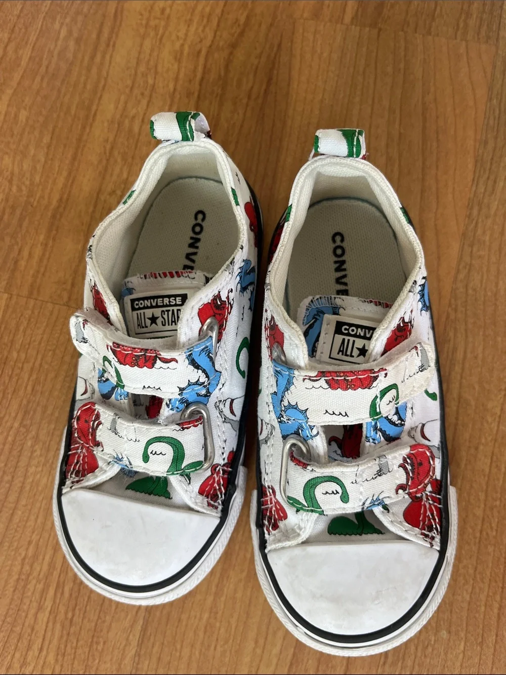 Converse Kids Velcro Sneakers sea creatures print